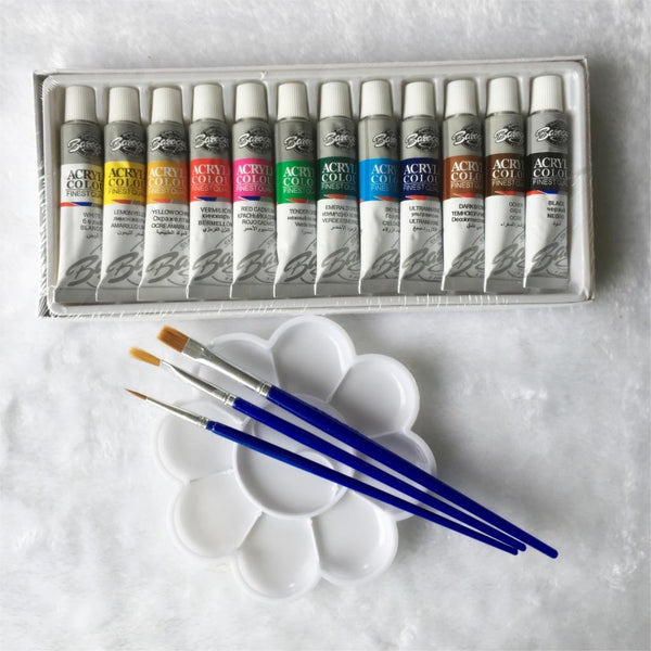 Nasco Bulk-Krylic® Acrylic Paint - Set of 12 Quarts