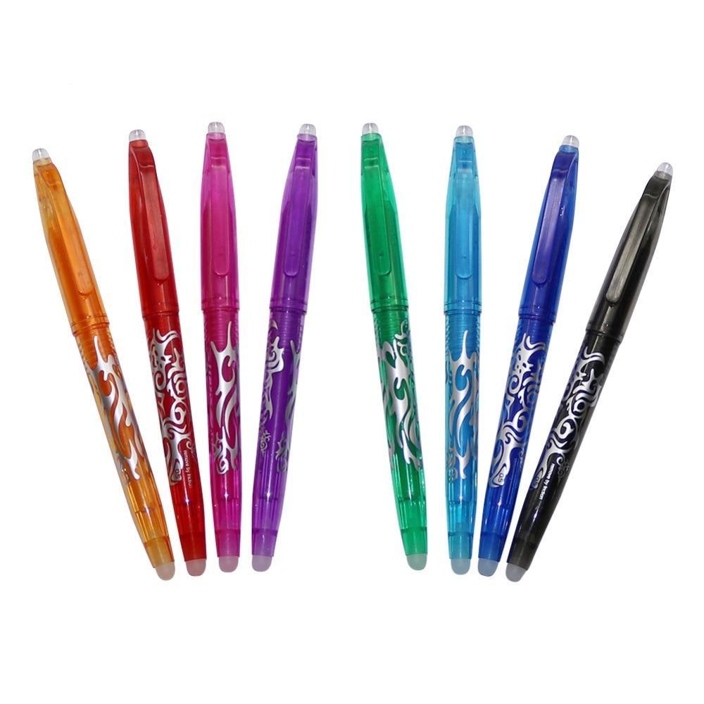 8 Color Erasable Pens