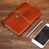 Antique Style Leather-Bound Notebook