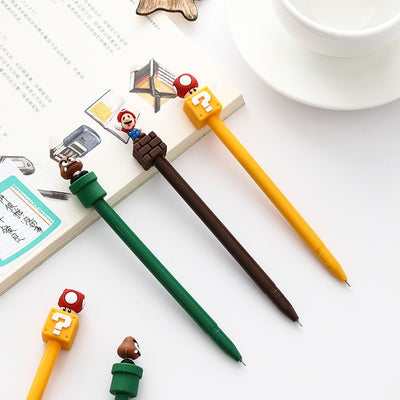 3 Piece Super Mario Gel Pen Set