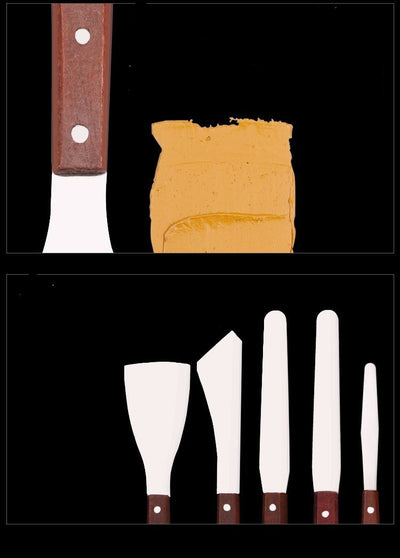 Premium 5 Piece Palette Spatula & Knife Set