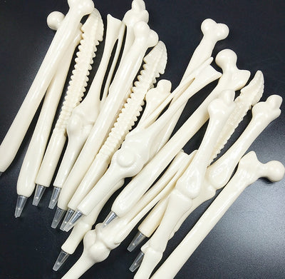 Novelty Bone Ballpoint Pen 5 Piece Set