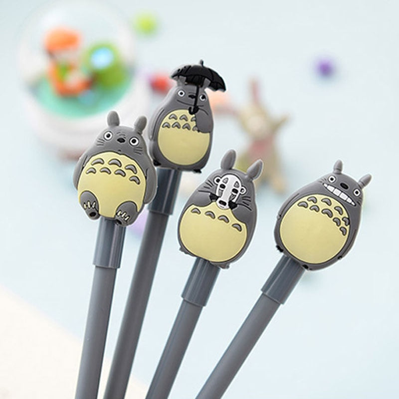 4 Pieces Totoro Gel Pen