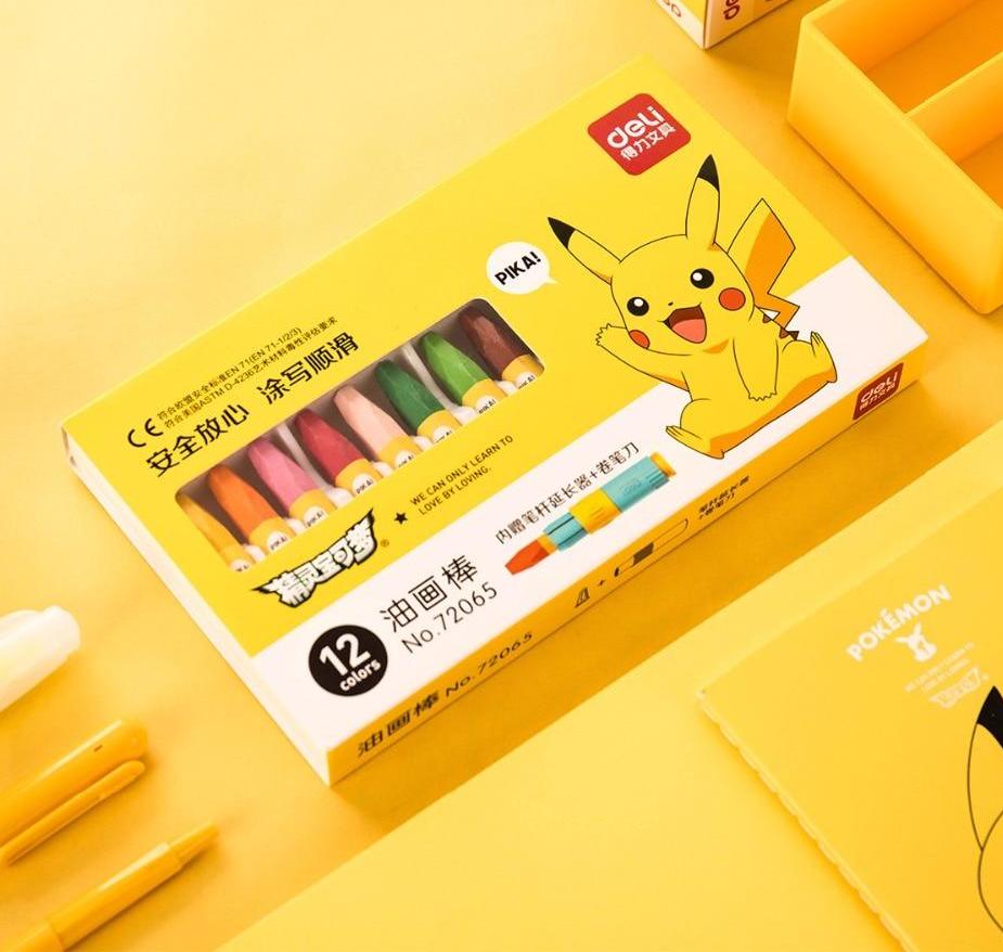 Pokemon 24 Colors Oil Pastel Crayon : Pink – Hello Discount Store