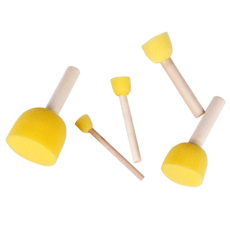 Piece Sponge Paint Brush Set