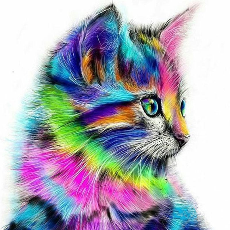 Rainbow Kitty - Painting By Numbers Kit