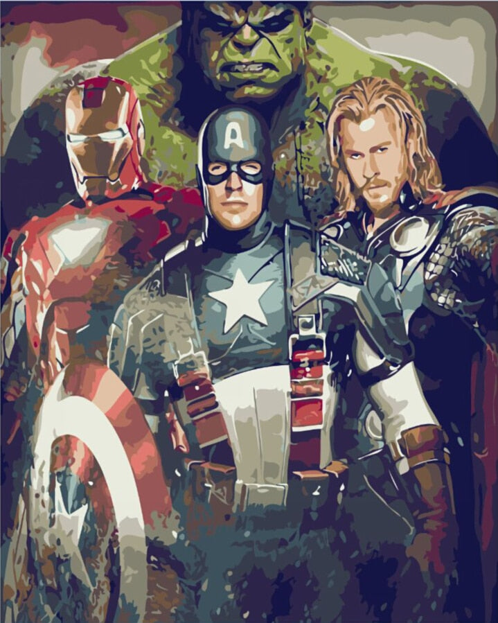 The Avengers - Painting By Numbers Kit