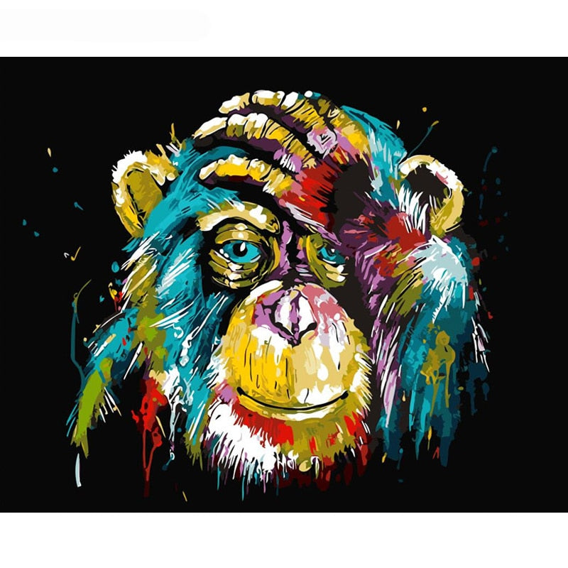 Baboon Animal - Painting By Numbers Kit