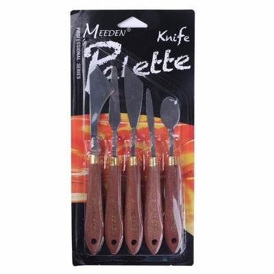 5 Piece Meedeen Palette Knife & Spatula Set