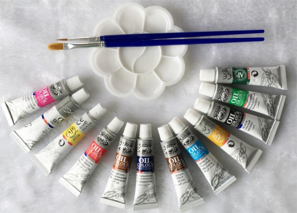12 Color Oil Paint Set - Zenartify