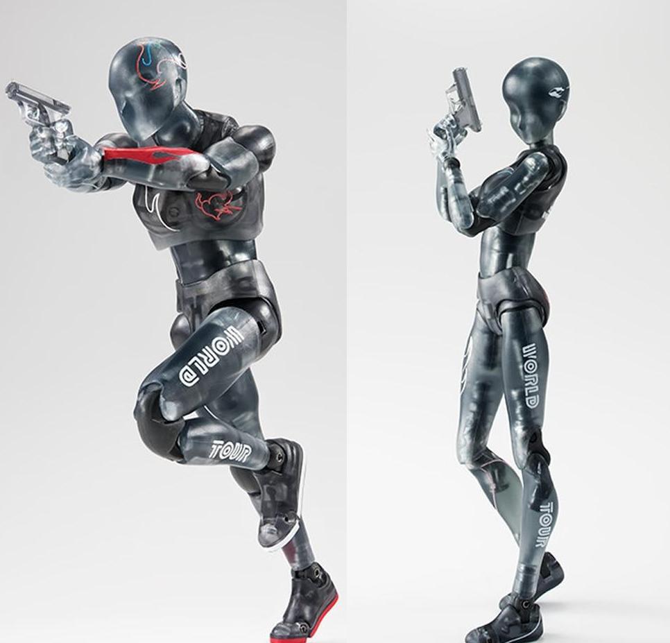 Official Bandai Body Kun and Body Chan Figures
