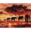 Elephants Parade - Painting By Numbers Kit