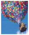 UP - Flying Balloon House - Painting By Numbers Kit