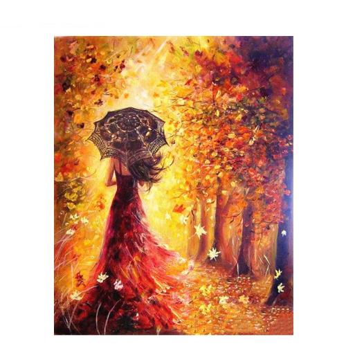Magical Autumn Forrest - Painting By Numbers Kit