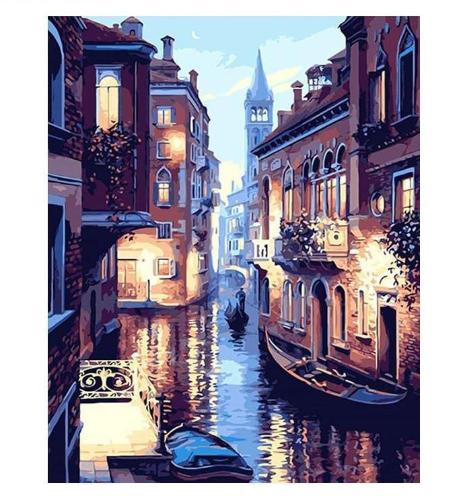 Gondola Night - Painting By Numbers Kit