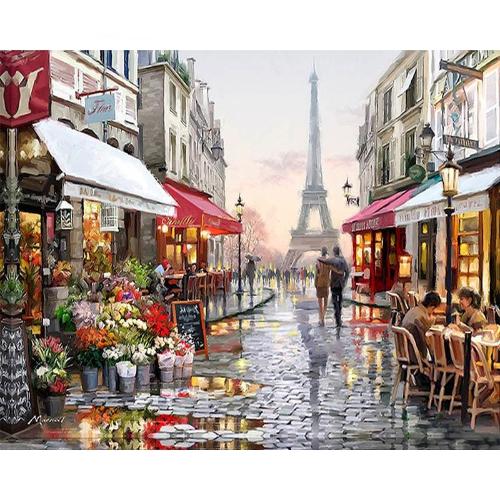 Paris Street - Painting By Numbers Kit