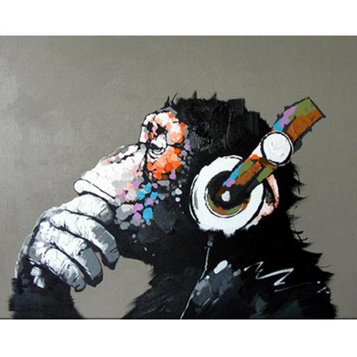 Chimp DJ - Painting By Numbers Kit