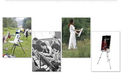Aluminum Alloy Foldable Easel - For Painting & Sketching