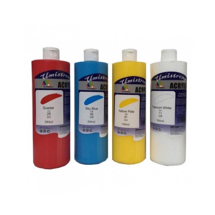 Umistrong Acrylic Paint Student Grade 500ml