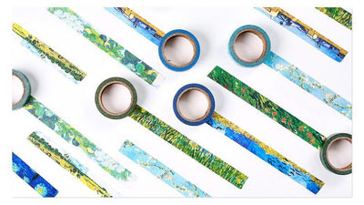 8 Pieces Van Gogh Washi Tape