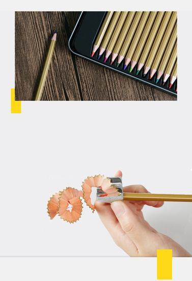 Drawing accessories set: brushes, pencils, watercolor on brown concrete.  Top view, copy space Stock Photo by uladzimirz