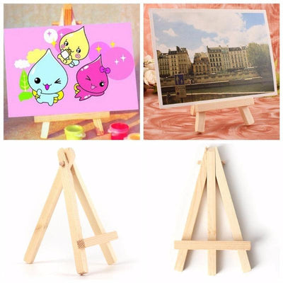 12 Piece Mini Wooden Easel Set For Kids