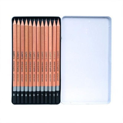 12 Piece Professional Pencil Set (4H-8B)