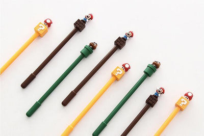 3 Piece Super Mario Gel Pen Set