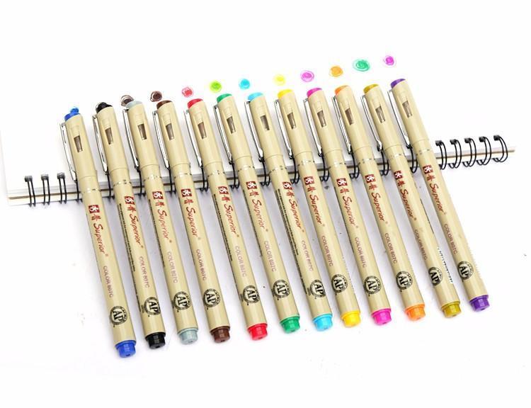Superior® Micro-Line Colored Pen Set - Drawing & Coloring