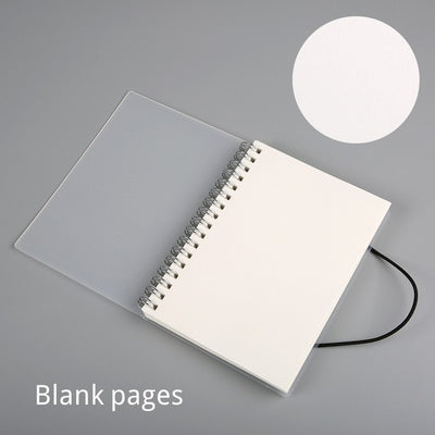 Plastic Cover Bound Spiral Coil Notebook