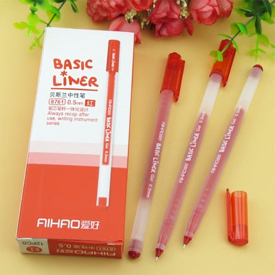 Basic Liner Gel Pen 12 Pack