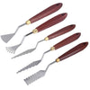 Meeden Textured Steel Palette Knives