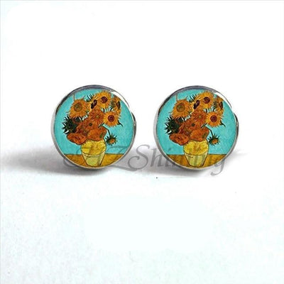 Van Gogh Painting Earrings