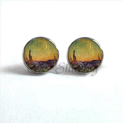 Van Gogh Painting Earrings