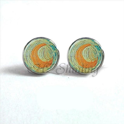 Van Gogh Painting Earrings