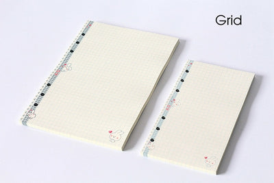 A5/A6 Colored Diary Binder Filler Paper