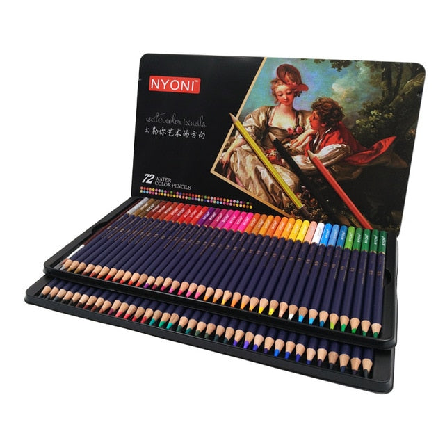 Nyon Premium Soft Core Watercolor Pencil Sets - Zenartify