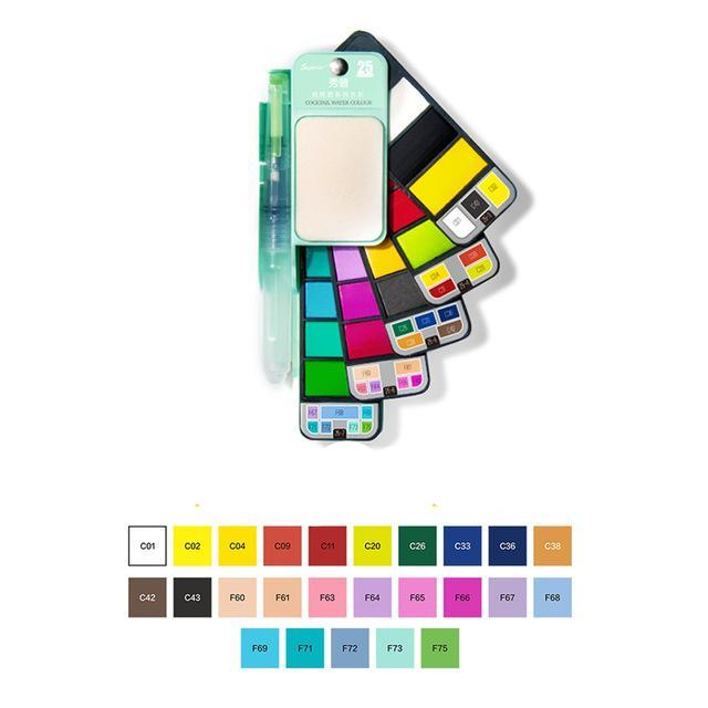 Nomadcolor Portable Watercolor Kits - Zenartify