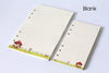 A5/A6 Colored Diary Binder Filler Paper