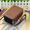 Leather Pencil Case - 72 Pencil Slots