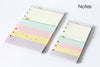 A5/A6 Colored Diary Binder Filler Paper