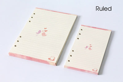 A5/A6 Colored Diary Binder Filler Paper